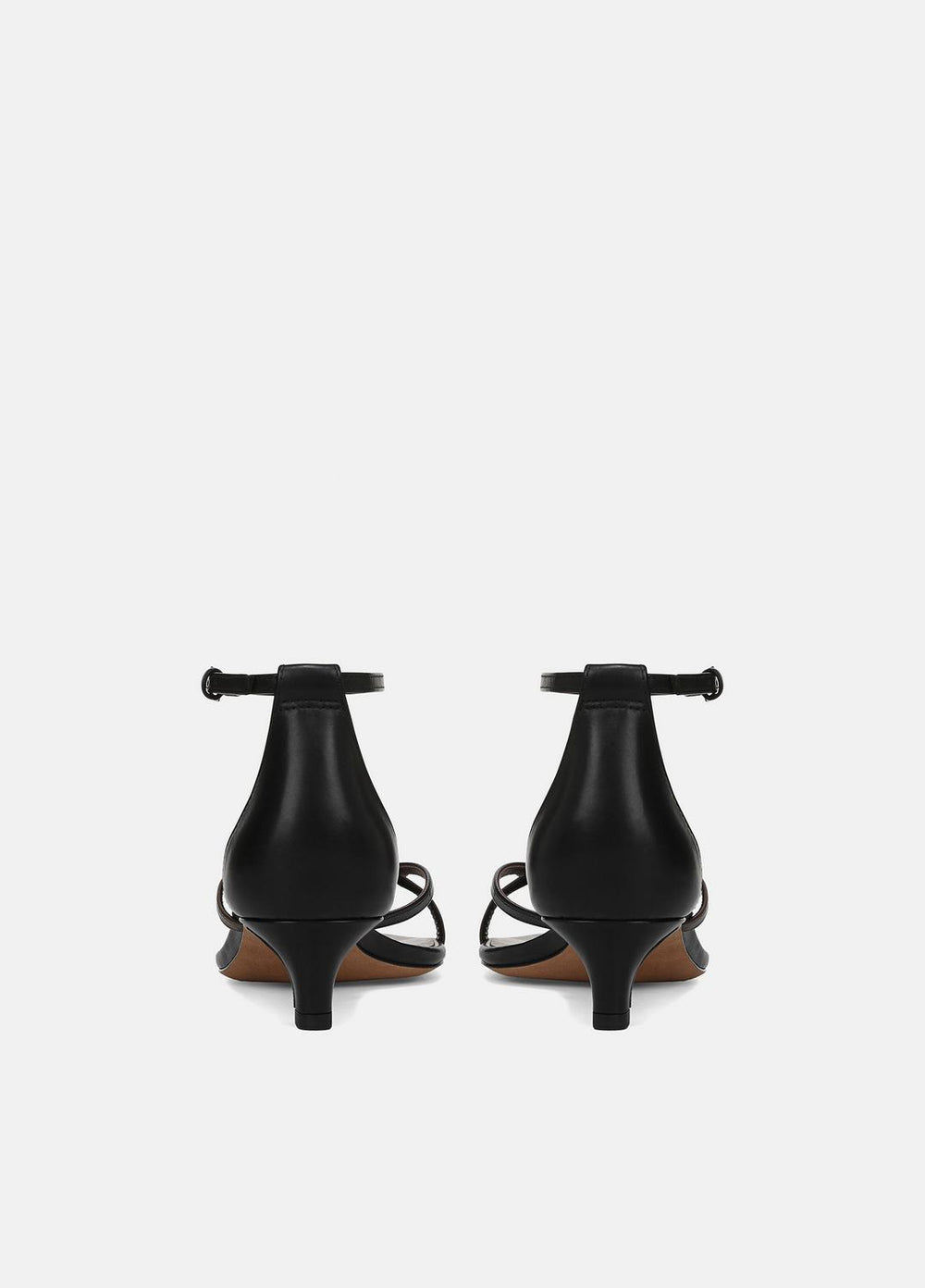 Siri Leather Heeled Sandal in Shoes | Vince US