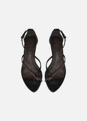 Siri Leather Heeled Sandal in Shoes | Vince US