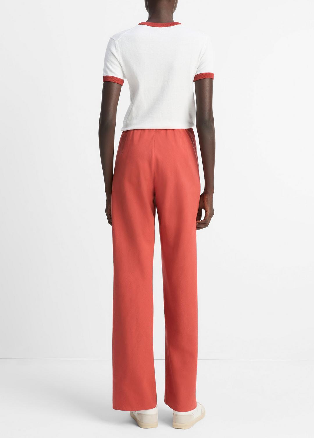 Cotton-Blend High-Waist Bias Pant in Pants & Shorts | Vince discount