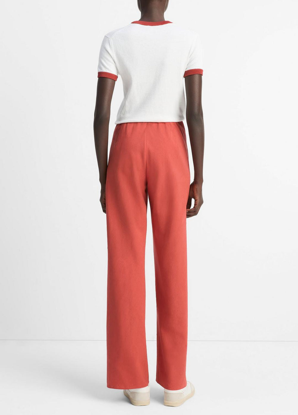 Cotton-Blend High-Waist Bias Pant in Pants & Shorts | Vince discount