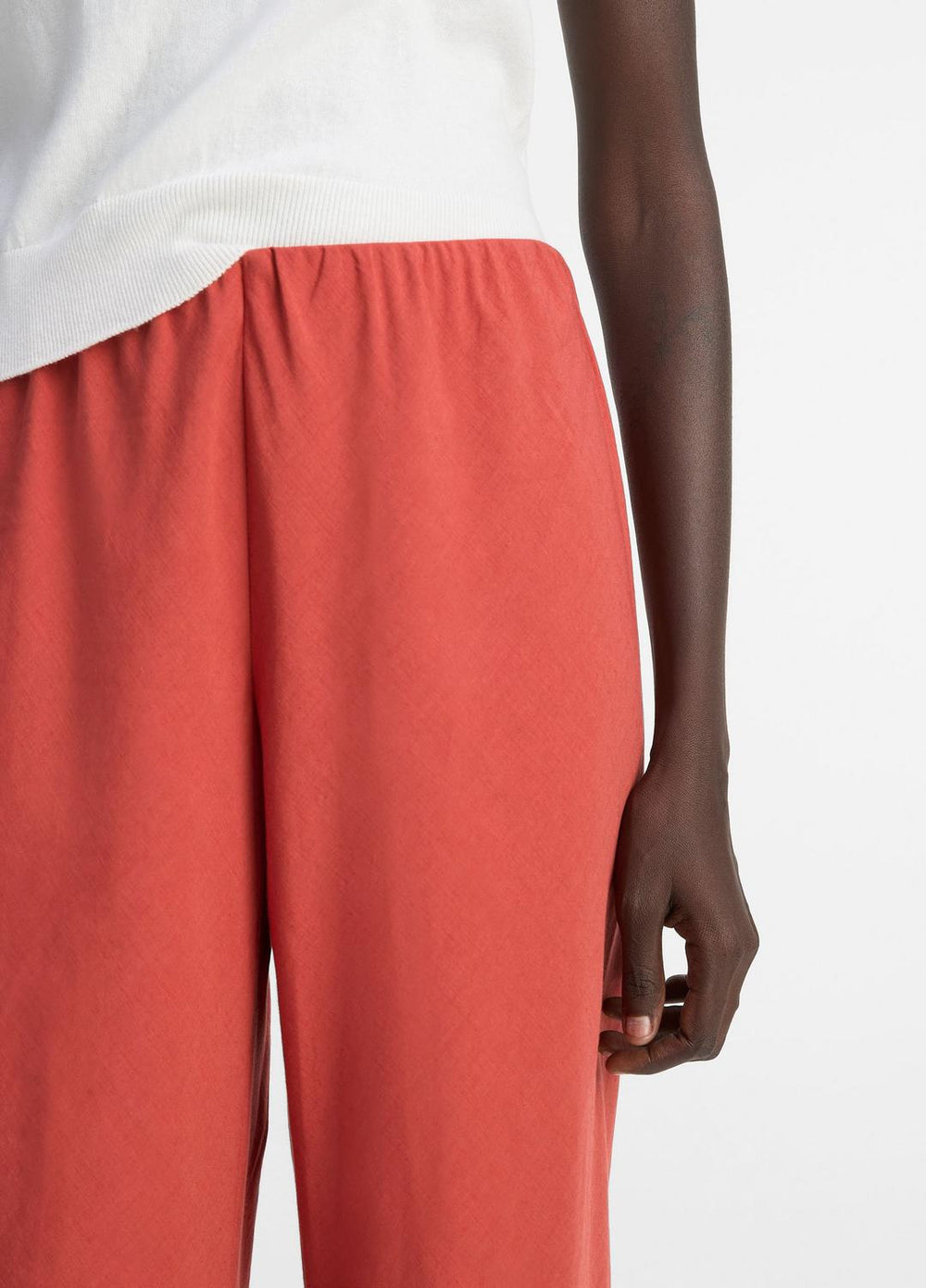 Cotton-Blend High-Waist Bias Pant in Pants & Shorts | Vince discount